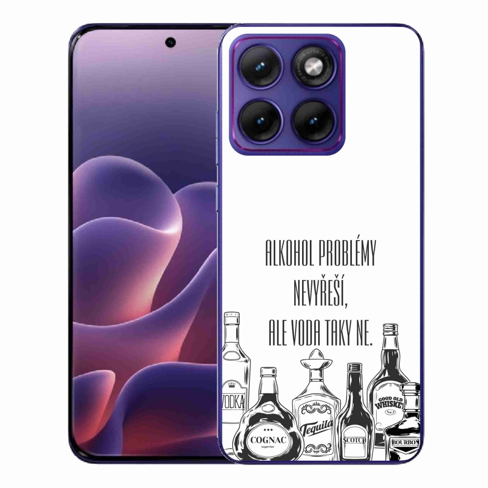 Gél borító mmCase a Motorola Edge 70 Fusion készülékhez - vicces szöveg fehér háttérrel