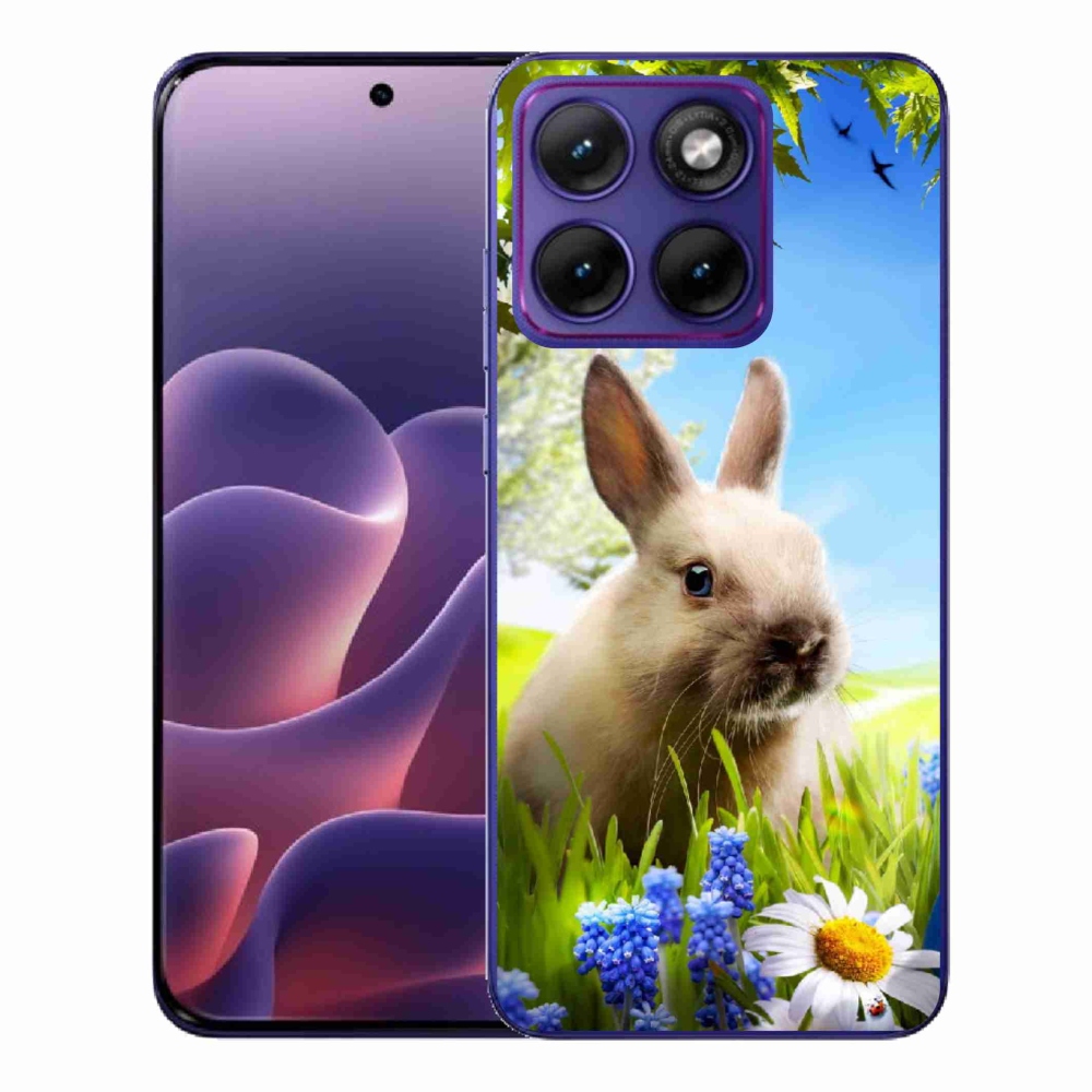 Zselés borítás mmCase a Motorola Edge 70 Fusion készülékhez - nyuszi
