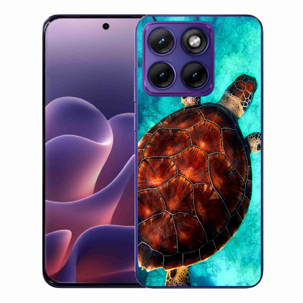 Zselés borítás mmCase a Motorola Edge 70 Fusion készülékhez - teknősbéka