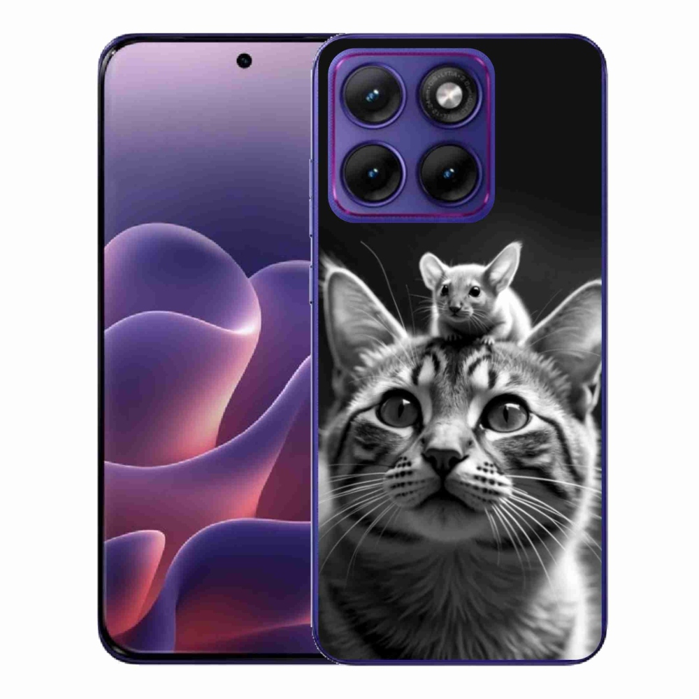 Zselés borítás mmCase a Motorola Edge 70 Fusion készülékhez - állati barátság 2