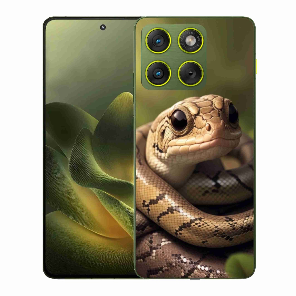 Zselés borítás mmCase a Motorola Edge 70 készülékhez - kígyó 1