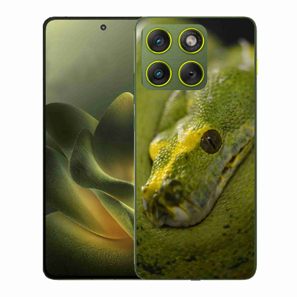 Zselés borítás mmCase a Motorola Edge 70-hez - kígyó 2