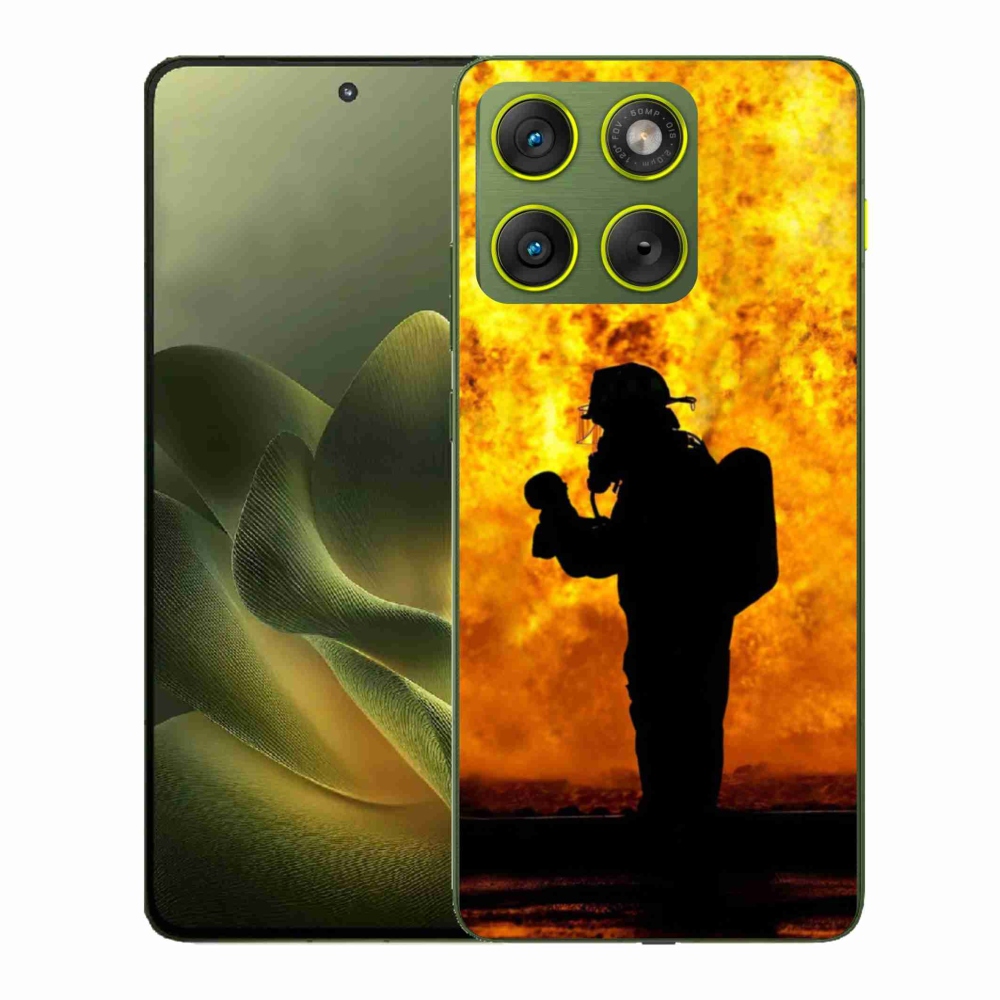 Zselés borítás mmCase Motorola Edge 70 - tűzoltóhoz