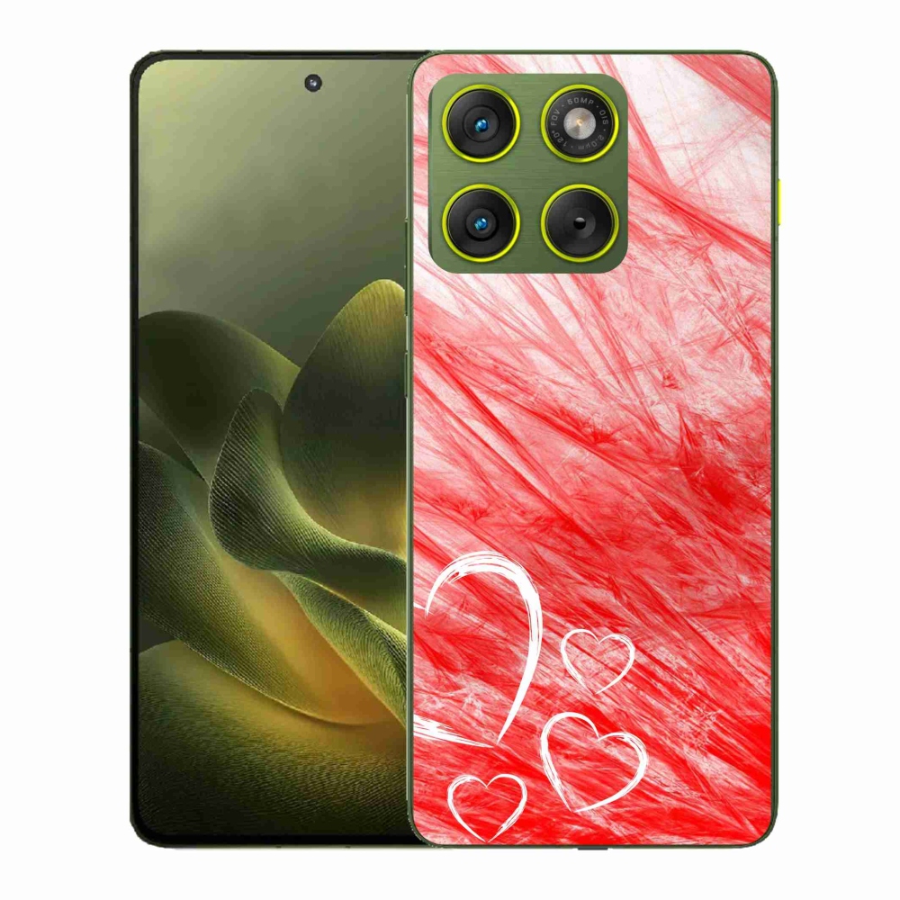 Zselés borítás mmCase a Motorola Edge 70 készülékhez - szív