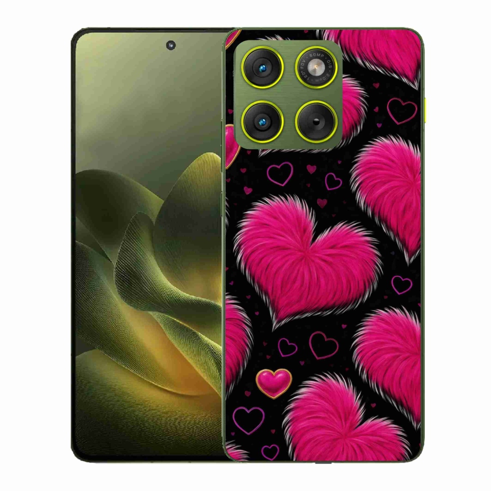 Zselés borítás mmCase a Motorola Edge 70 készülékhez - puha szívecske