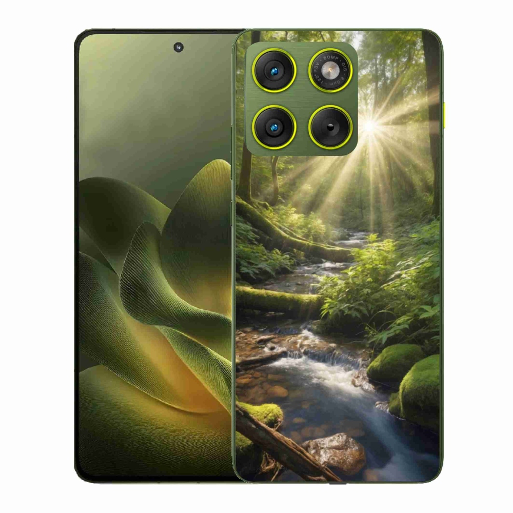 Zselés borítás mmCase a Motorola Edge 70-hez - erdő mélysége