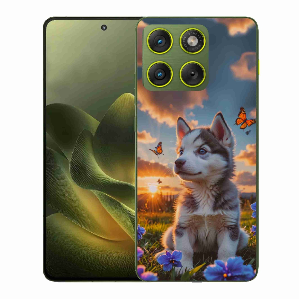 Zselés borítás mmCase a Motorola Edge 70 készülékhez - husky naplementében