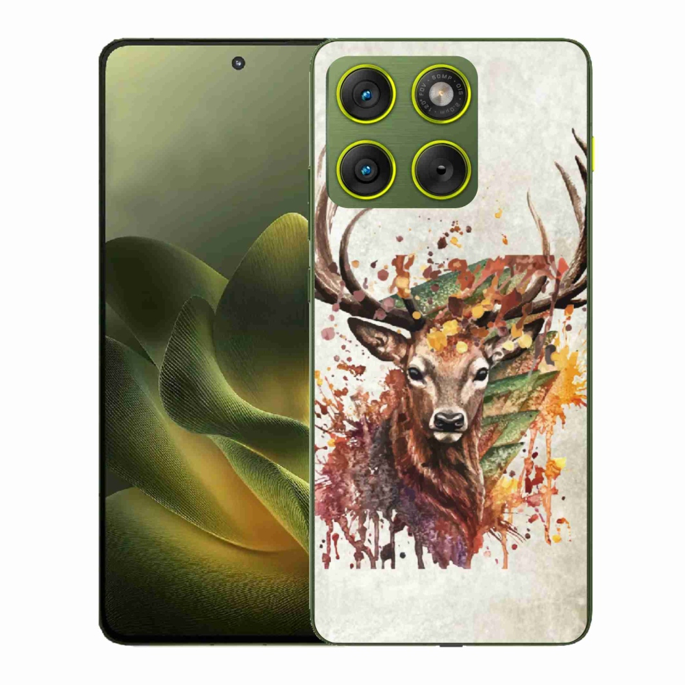 Zselés borítás mmCase a Motorola Edge 70 készülékhez - szarvas 1