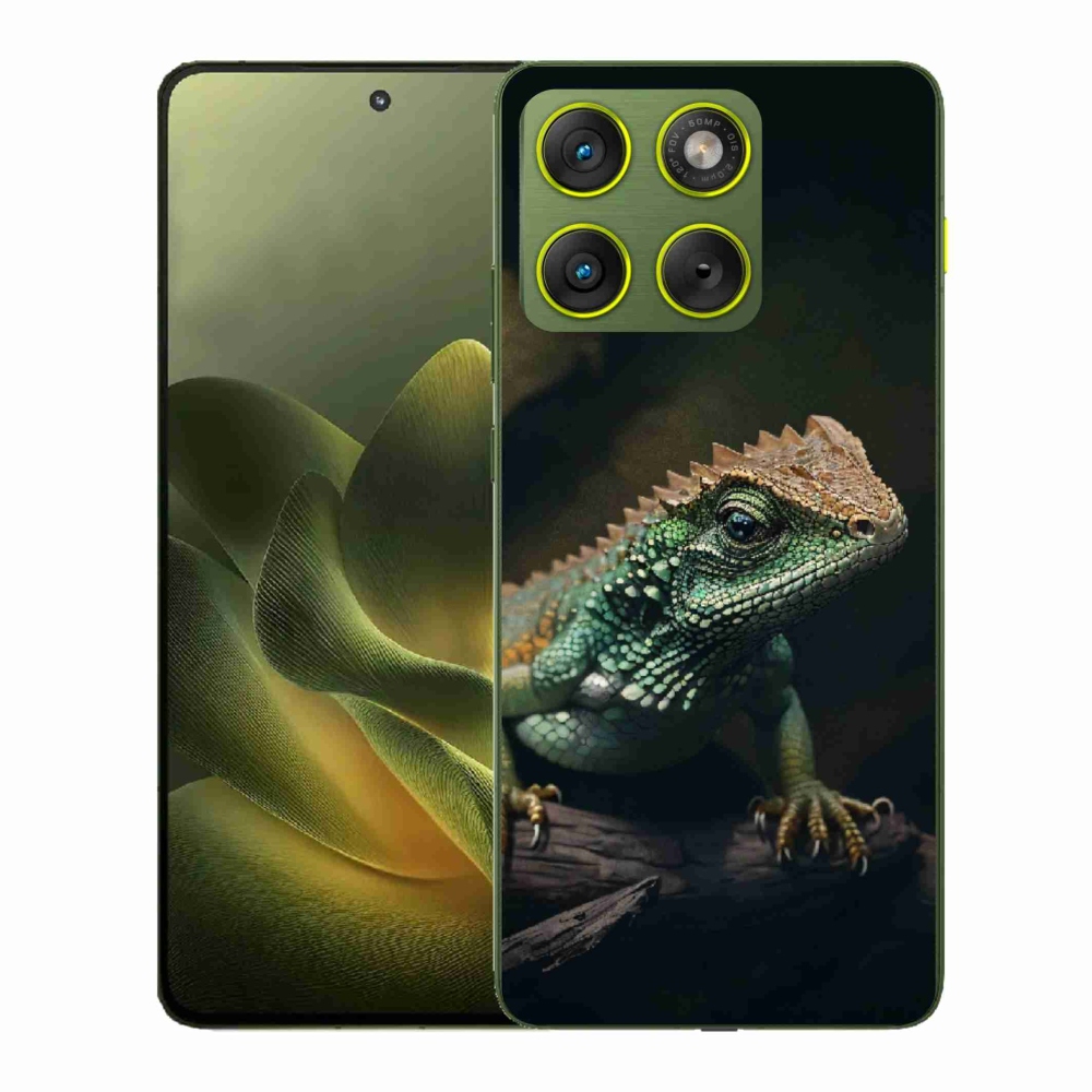 Zselés borítás mmCase a Motorola Edge 70 készülékhez - gyík