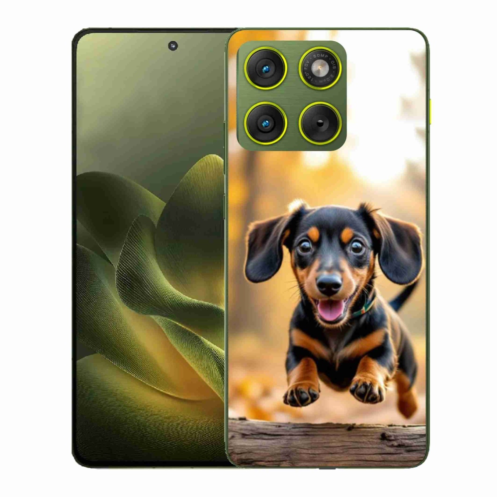 Zselés borítás mmCase a Motorola Edge 70 készülékhez - tacskó 2