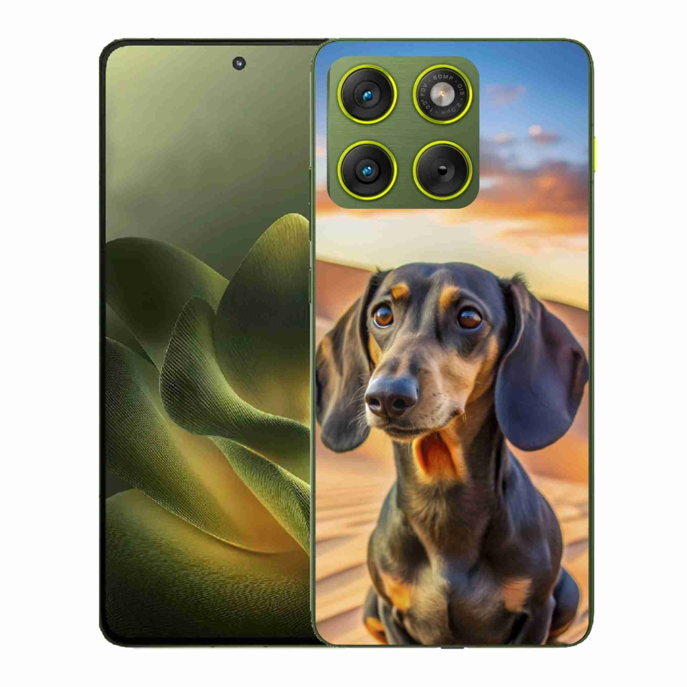 Zselés borítás mmCase a Motorola Edge 70 készülékhez - tacskó 3