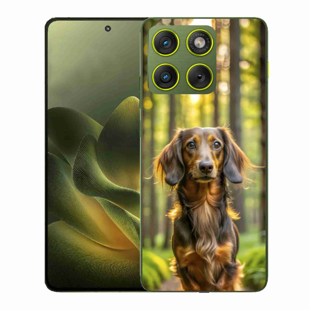 Zselés borítás mmCase a Motorola Edge 70 készülékhez - tacskó 4