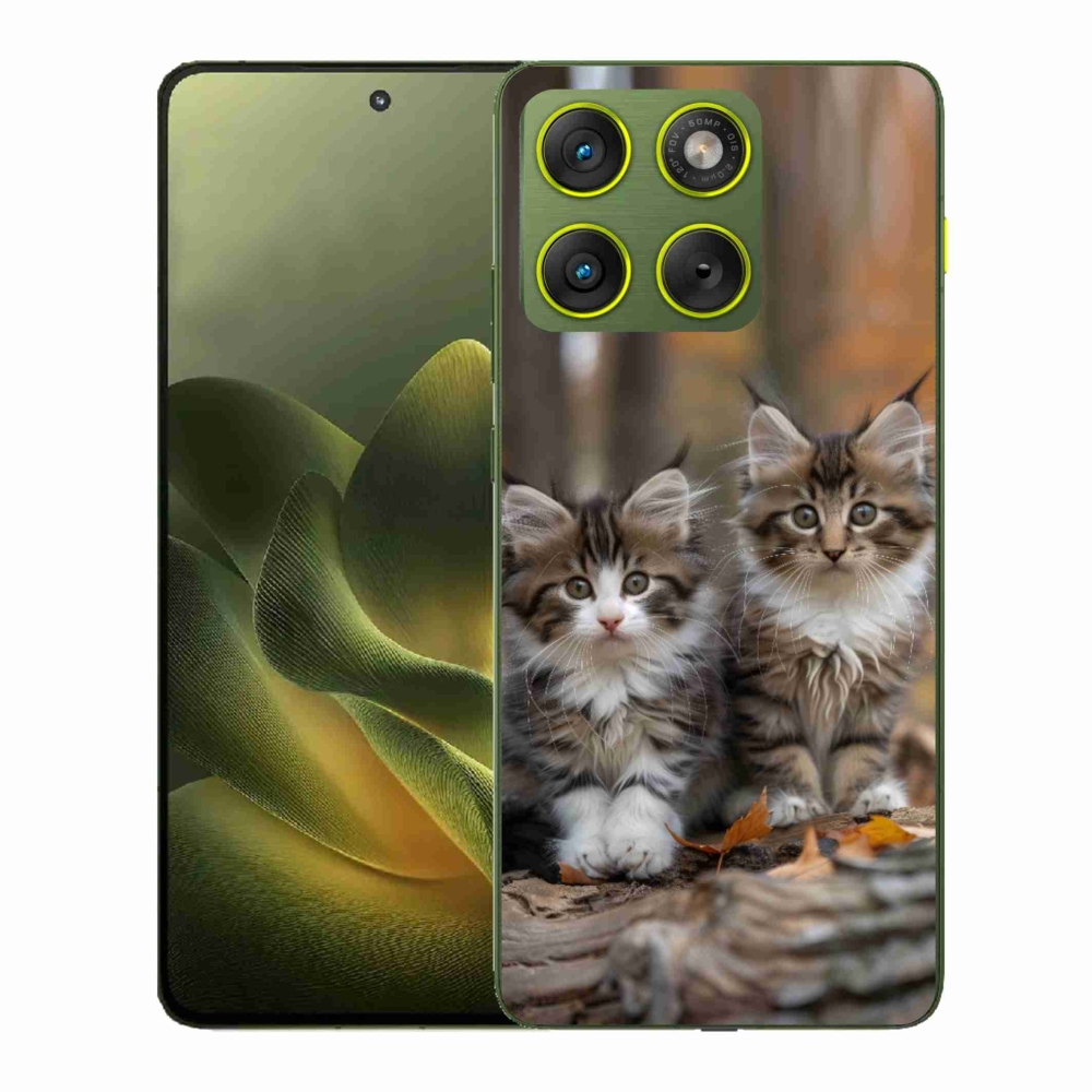 Zselés borítás mmCase a Motorola Edge 70-hez - cat duo 3