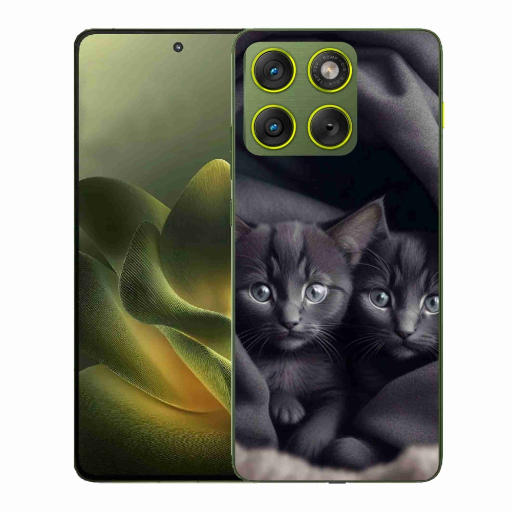 Zselés borítás mmCase a Motorola Edge 70 készülékhez - cat duo