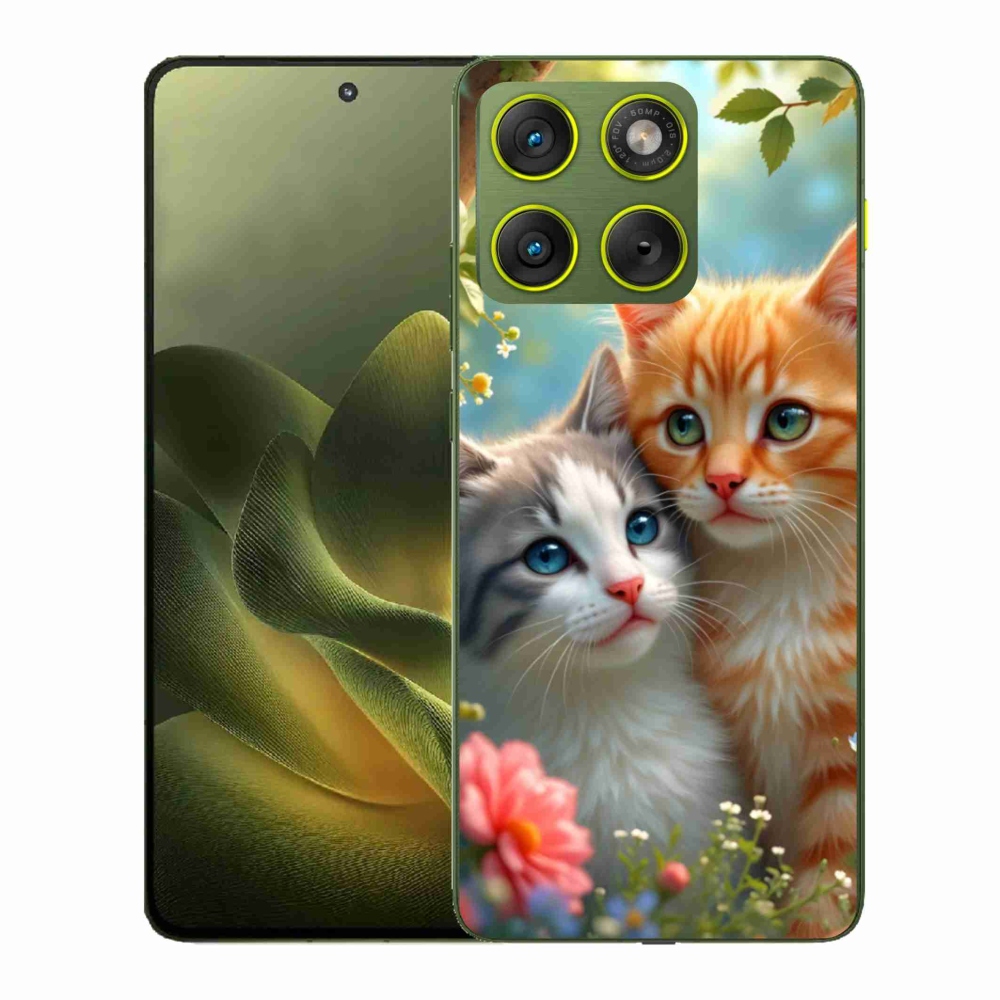 Zselés borítás mmCase a Motorola Edge 70 készülékhez - cat love 2