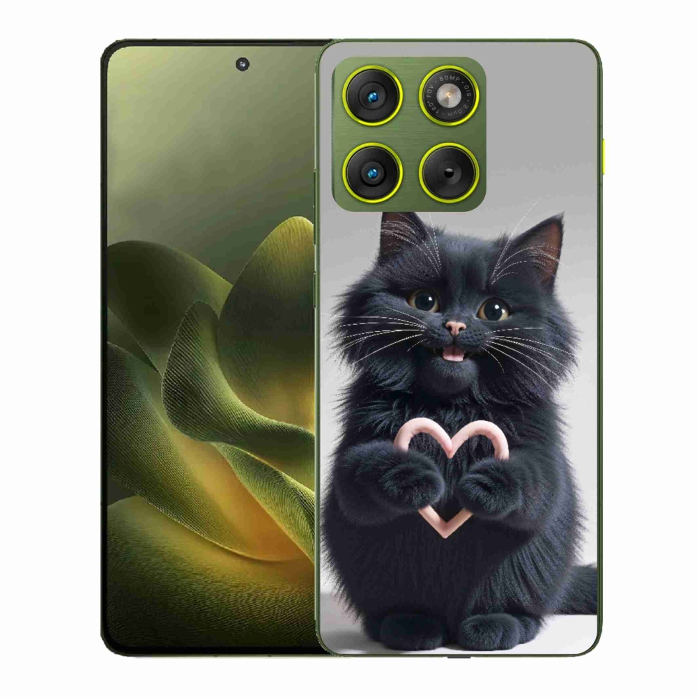 Zselés borítás mmCase a Motorola Edge 70 készülékhez - cat love 3