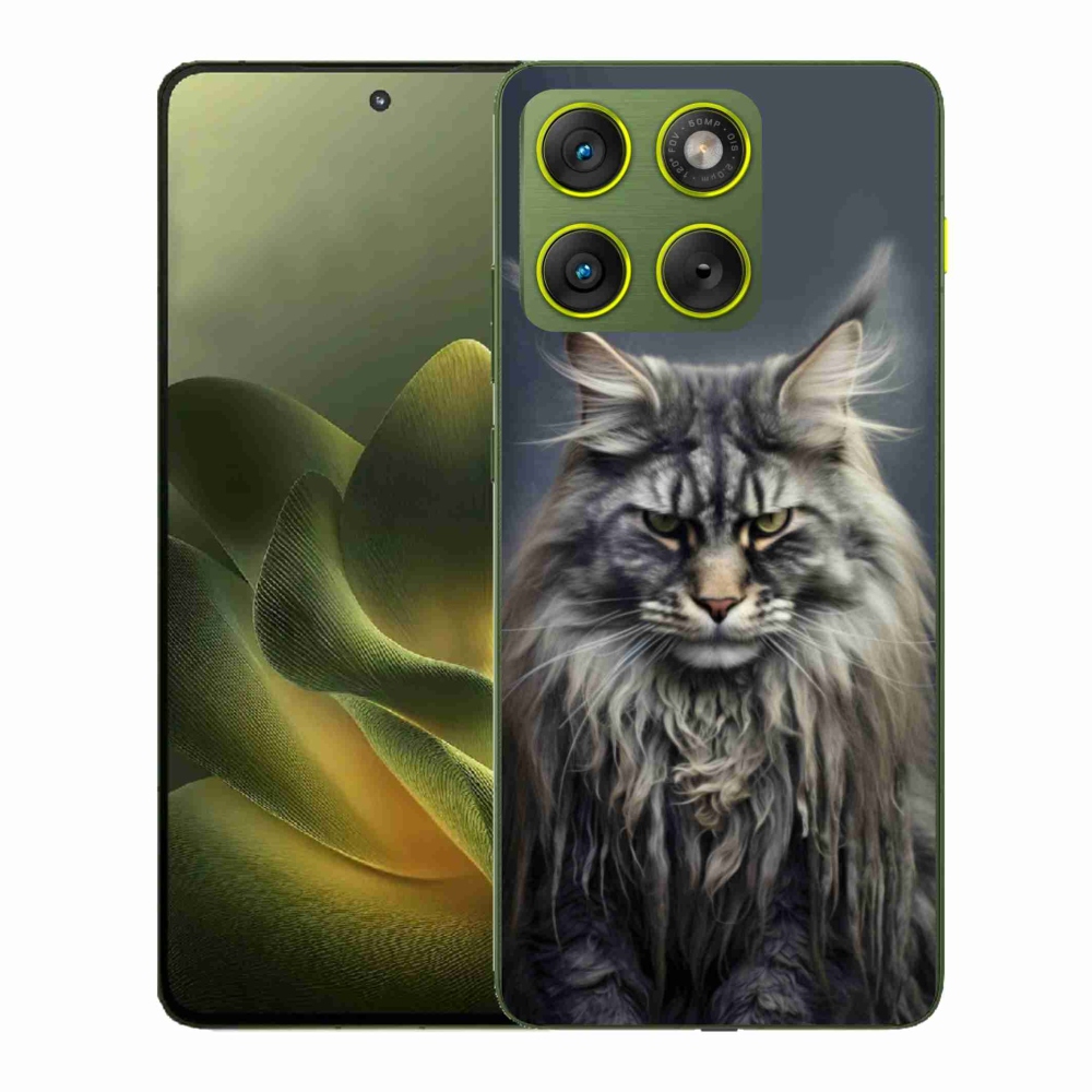 Zselés borítás mmCase a Motorola Edge 70 készülékhez - macskaszemmel 4