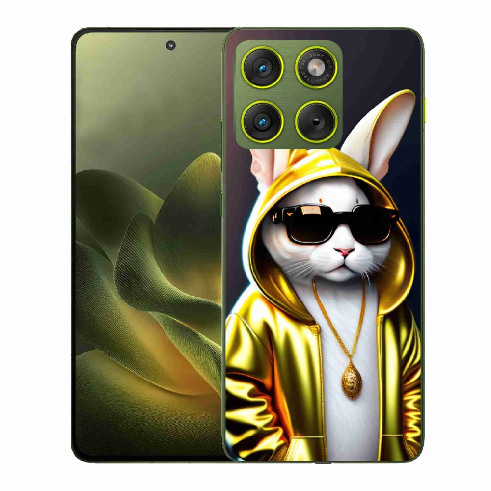 Zselés borítás mmCase a Motorola Edge 70 készülékhez - cat boss