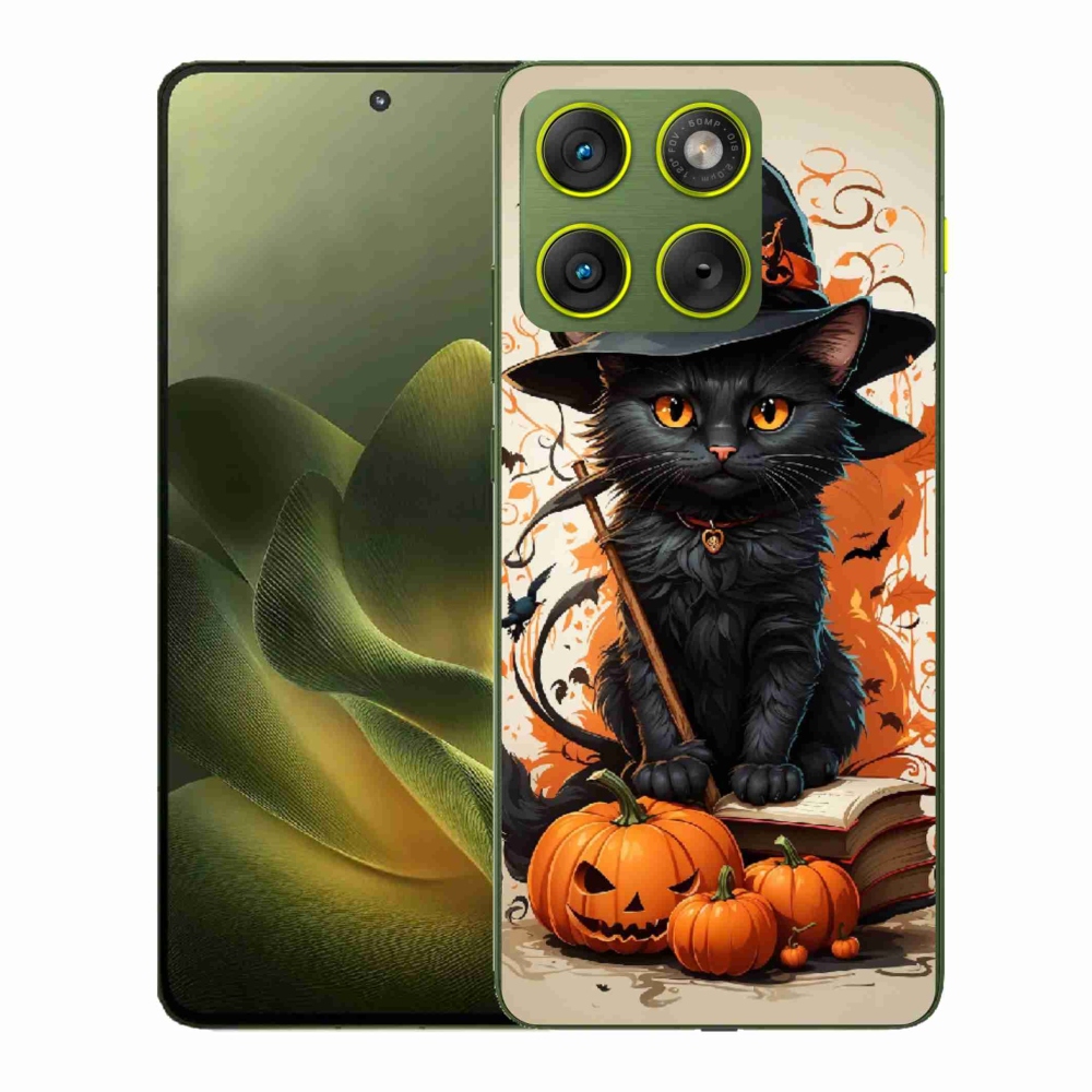 Zselés borítás mmCase a Motorola Edge 70 készülékhez - cat wizard