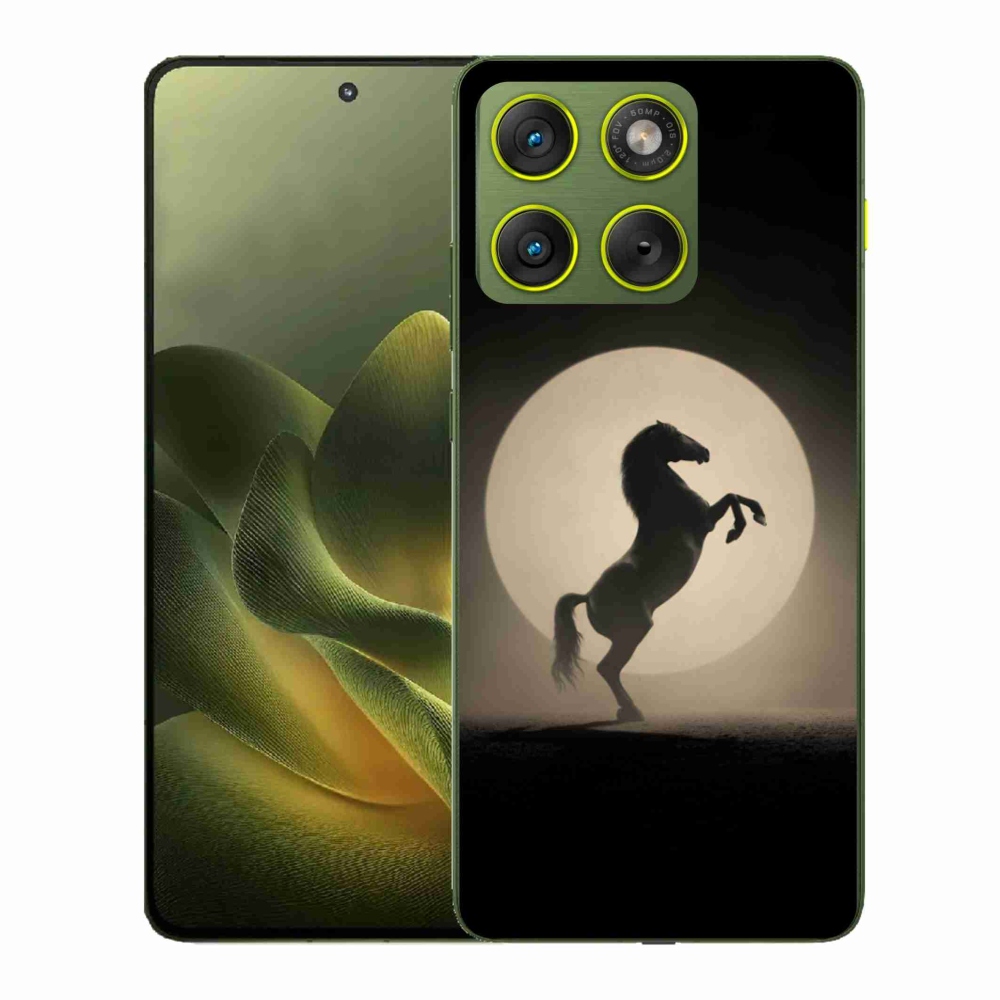 Zselés borítás mmCase a Motorola Edge 70 készülékhez - ló sziluettben