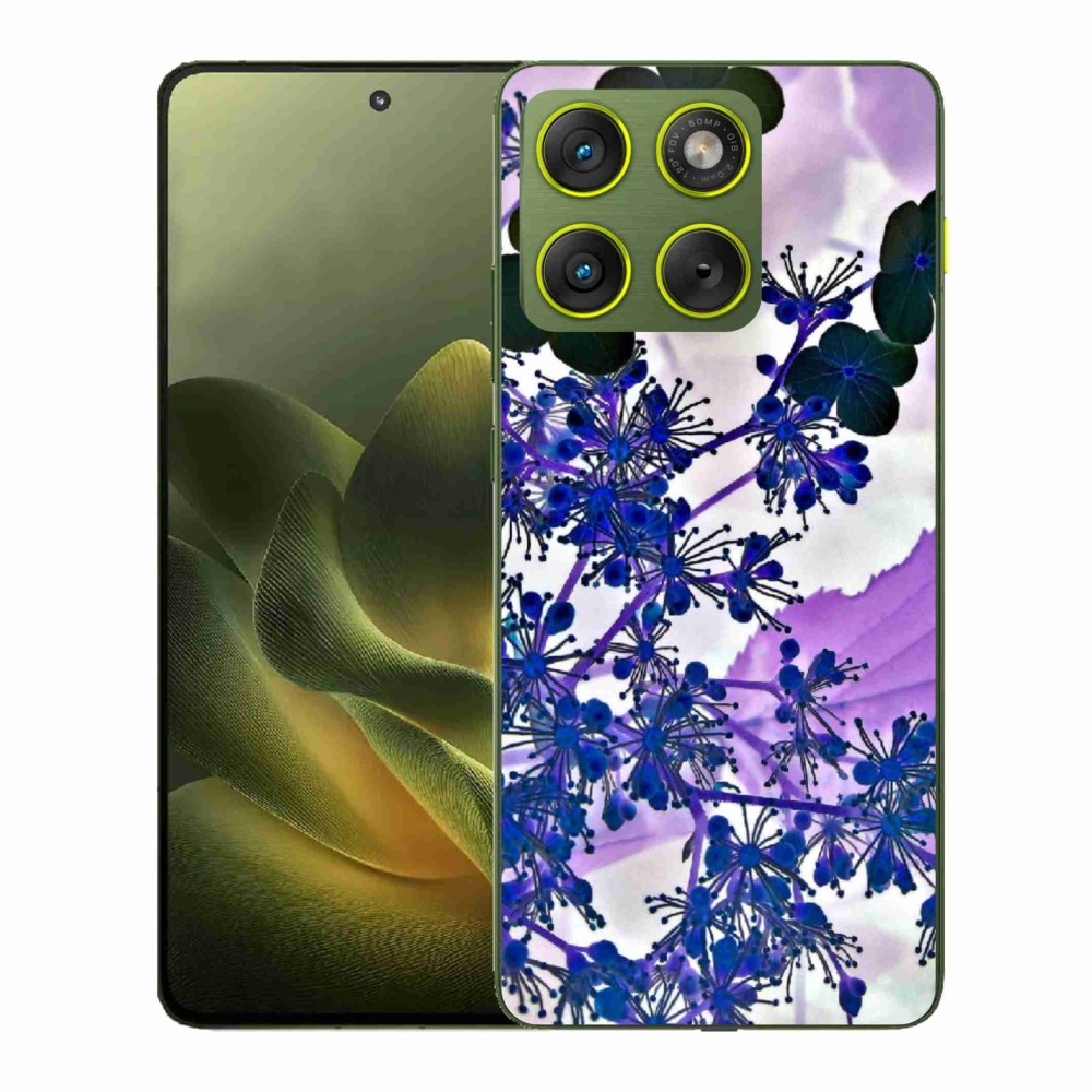 Zselés borítás mmCase a Motorola Edge 70 készülékhez - hortenzia virág