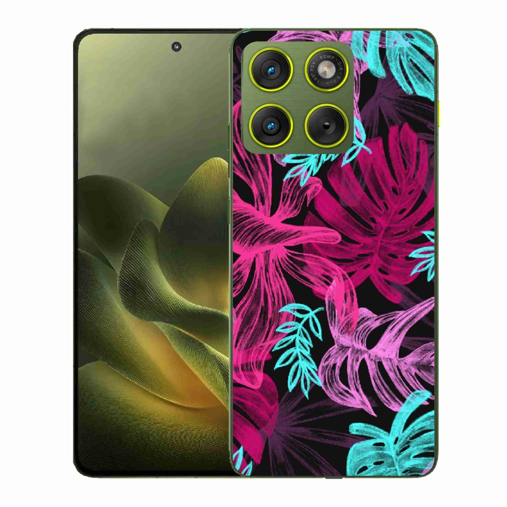 Zselés borítás mmCase a Motorola Edge 70 készülékhez - virágok 1