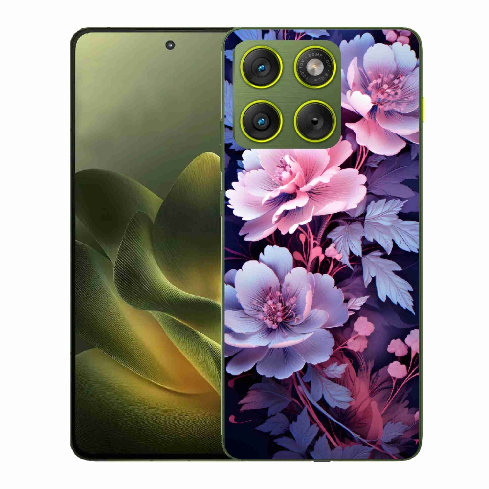 Zselés borítás mmCase a Motorola Edge 70 készülékhez - virágok 11