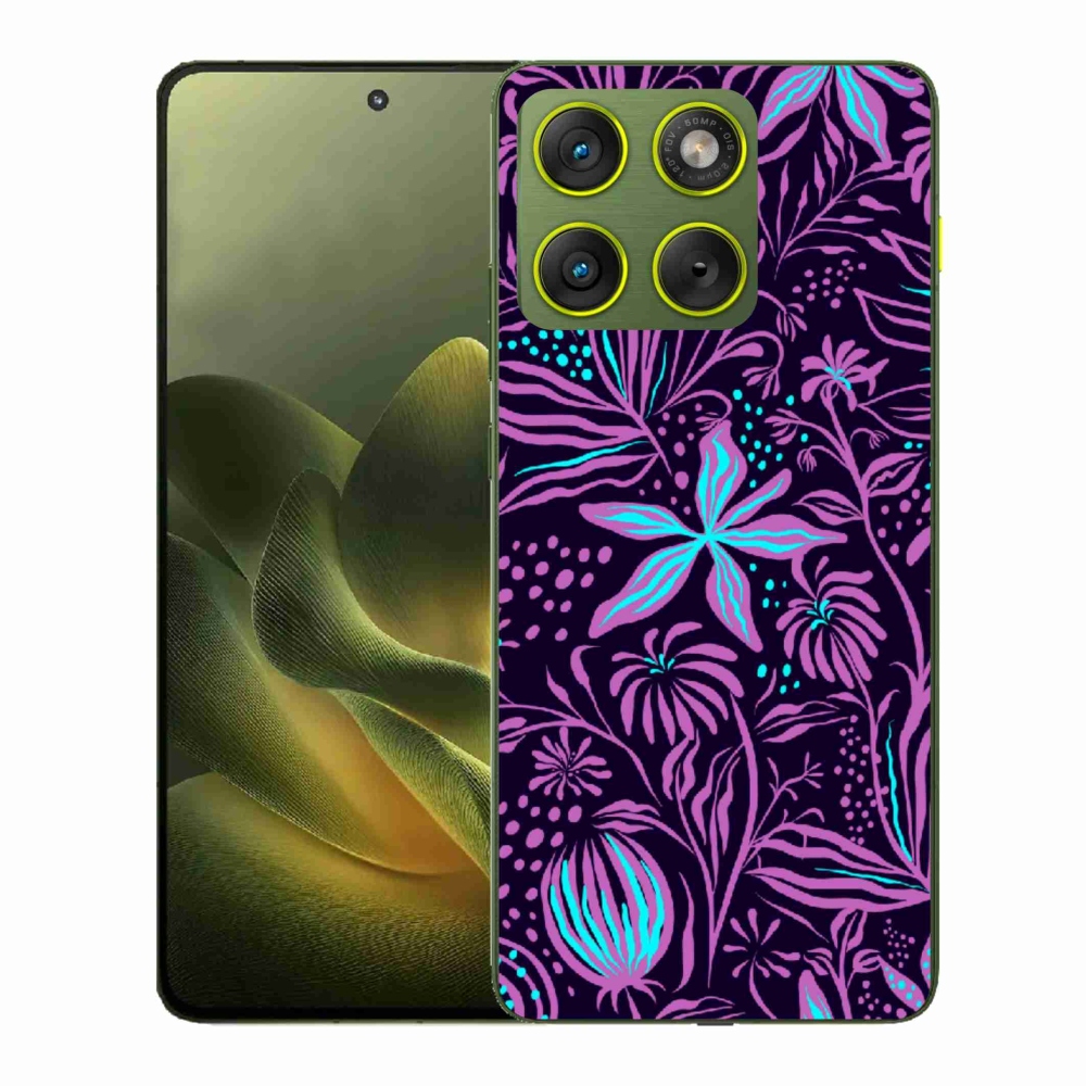 Zselés borítás mmCase a Motorola Edge 70 készülékhez - virágok 2
