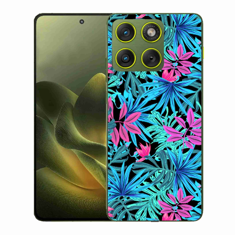 Zselés borítás mmCase a Motorola Edge 70 készülékhez - virágok 3