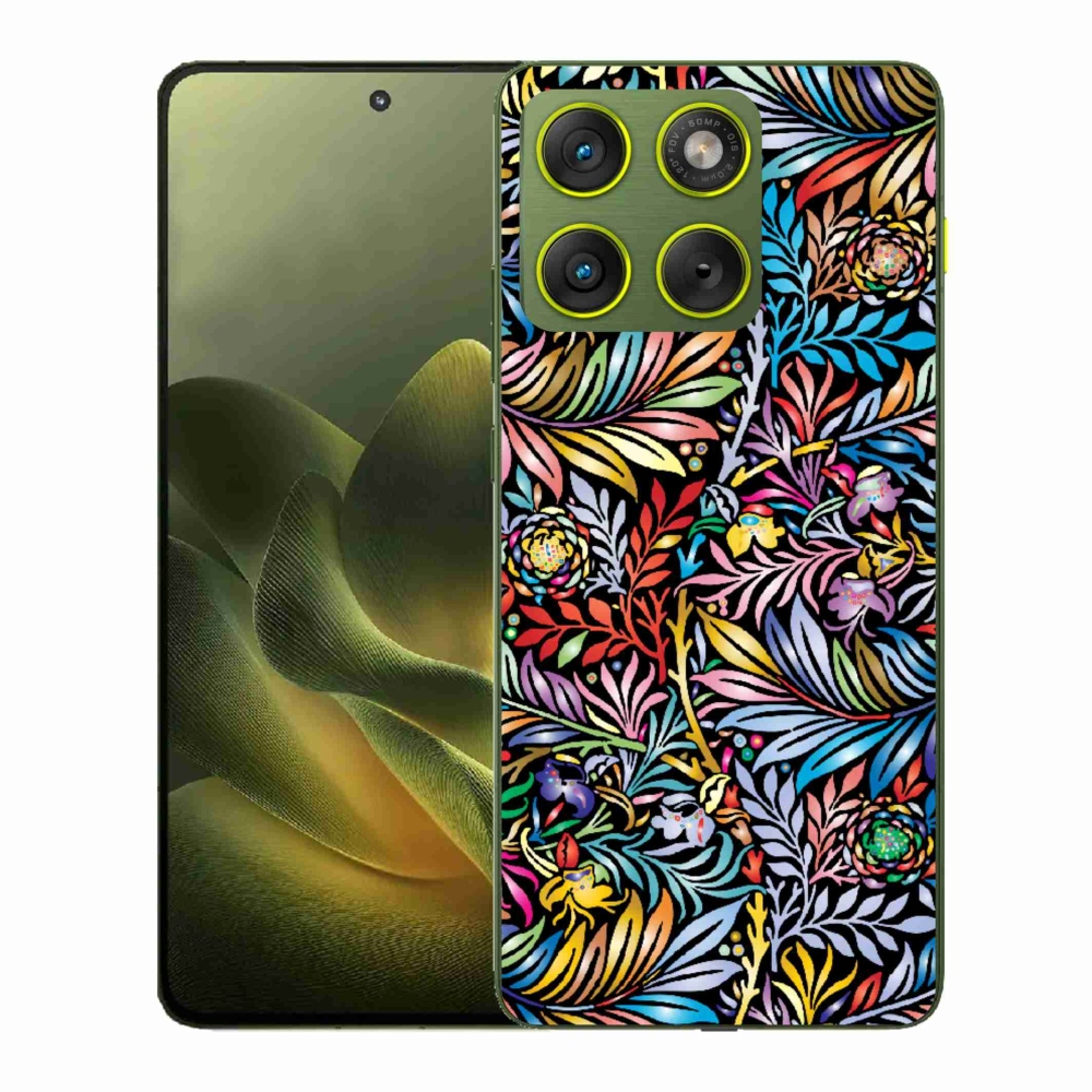 Zselés borítás mmCase a Motorola Edge 70-hez - virágok 5