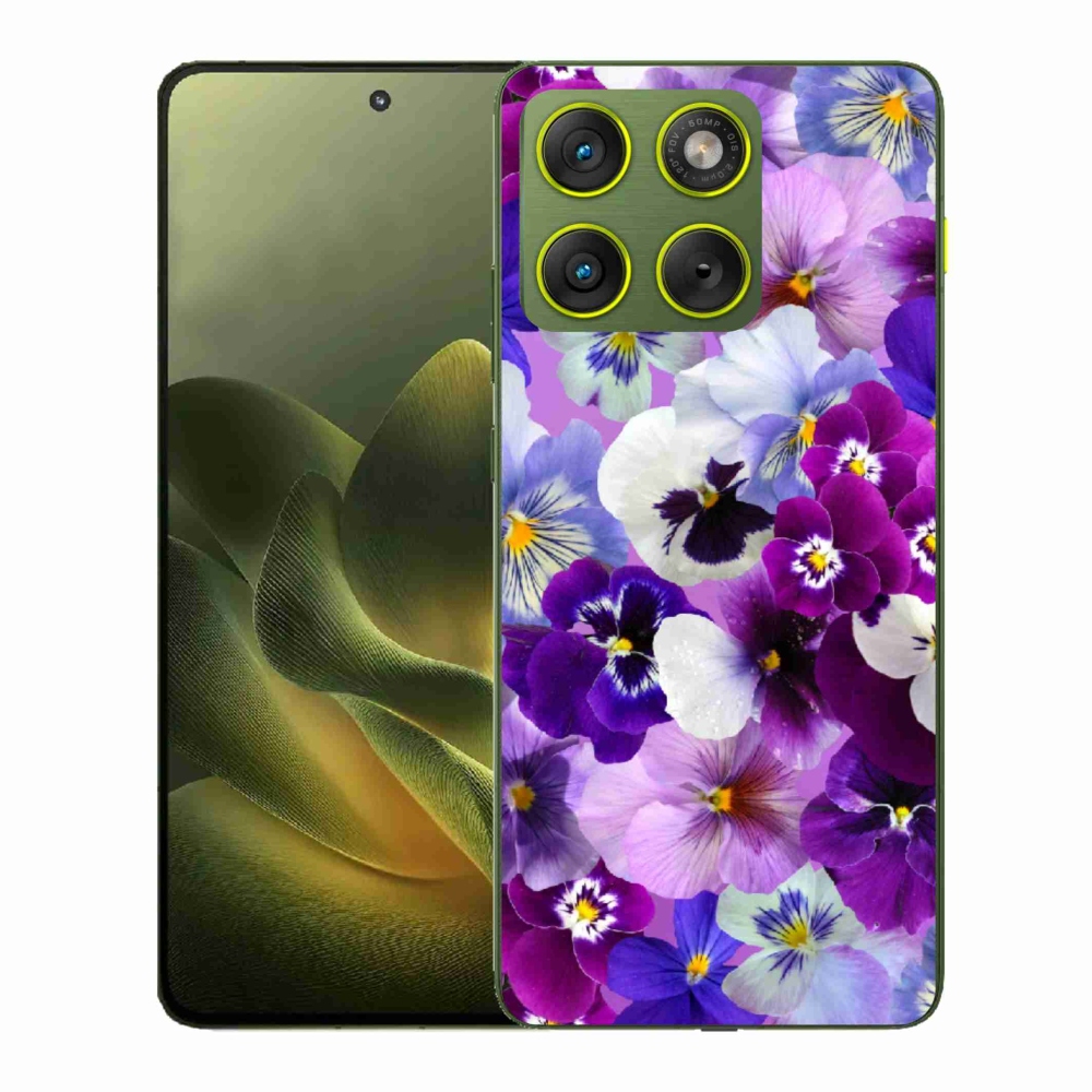 Zselés borítás mmCase a Motorola Edge 70-hez - virág 9