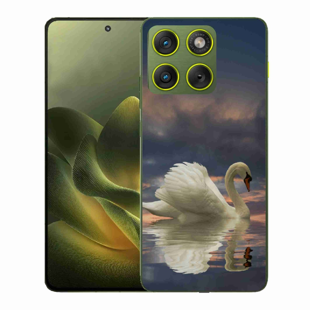 Zselés borítás mmCase a Motorola Edge 70 készülékhez - hattyú