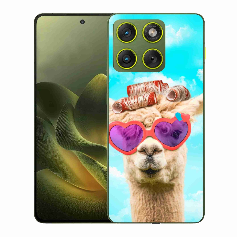 Zselés borítás mmCase a Motorola Edge 70 készülékhez - szemüveges láma