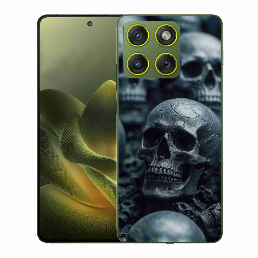 Zselés borítás mmCase a Motorola Edge 70 készülékhez - koponya 2