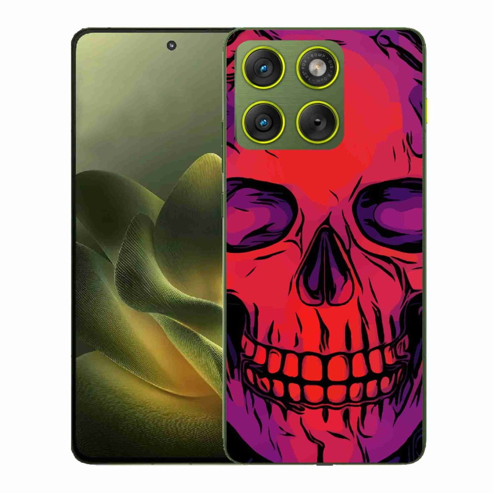 Zselés borítás mmCase a Motorola Edge 70 készülékhez - koponya