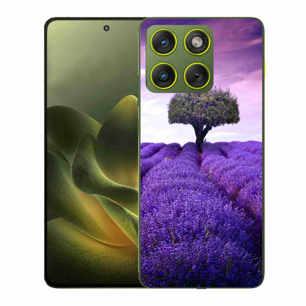 Zselés tok mmCase a Motorola Edge 70 készülékhez - levendula rét