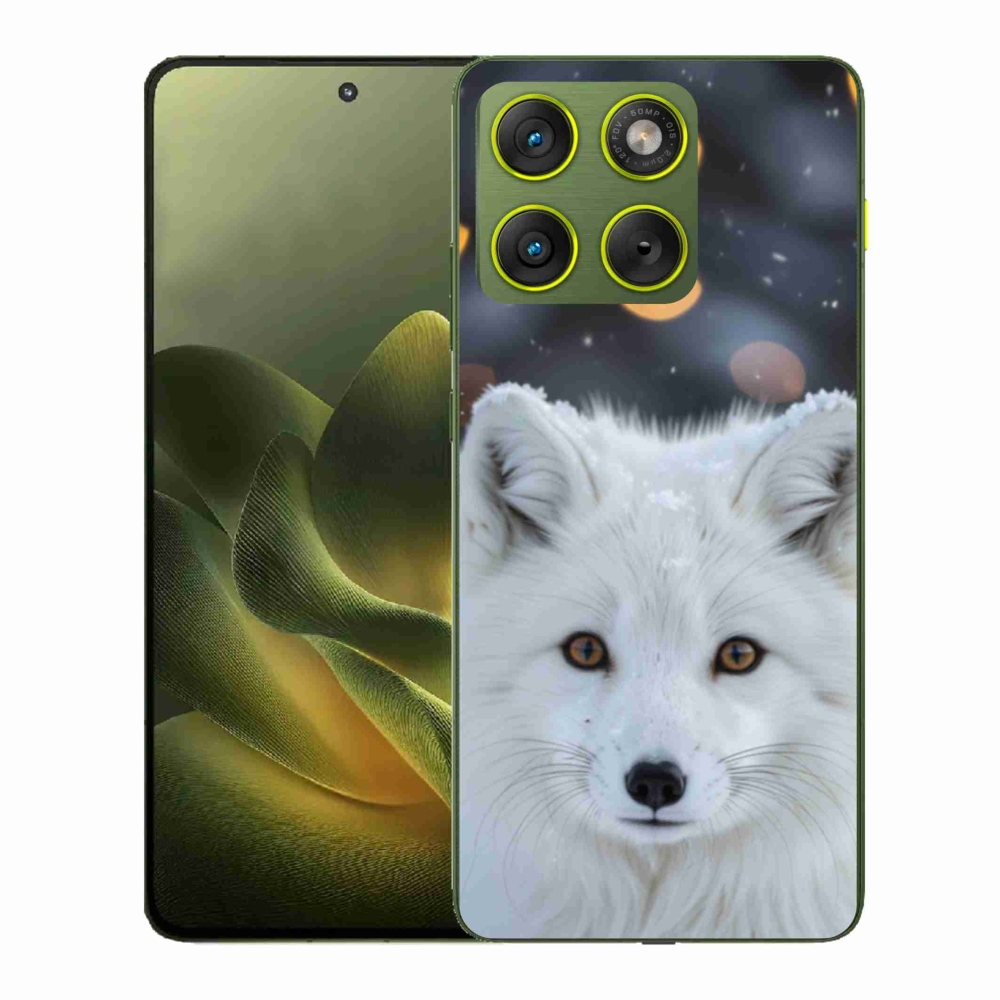 Zselés borítás mmCase a Motorola Edge 70 készülékhez - polár róka