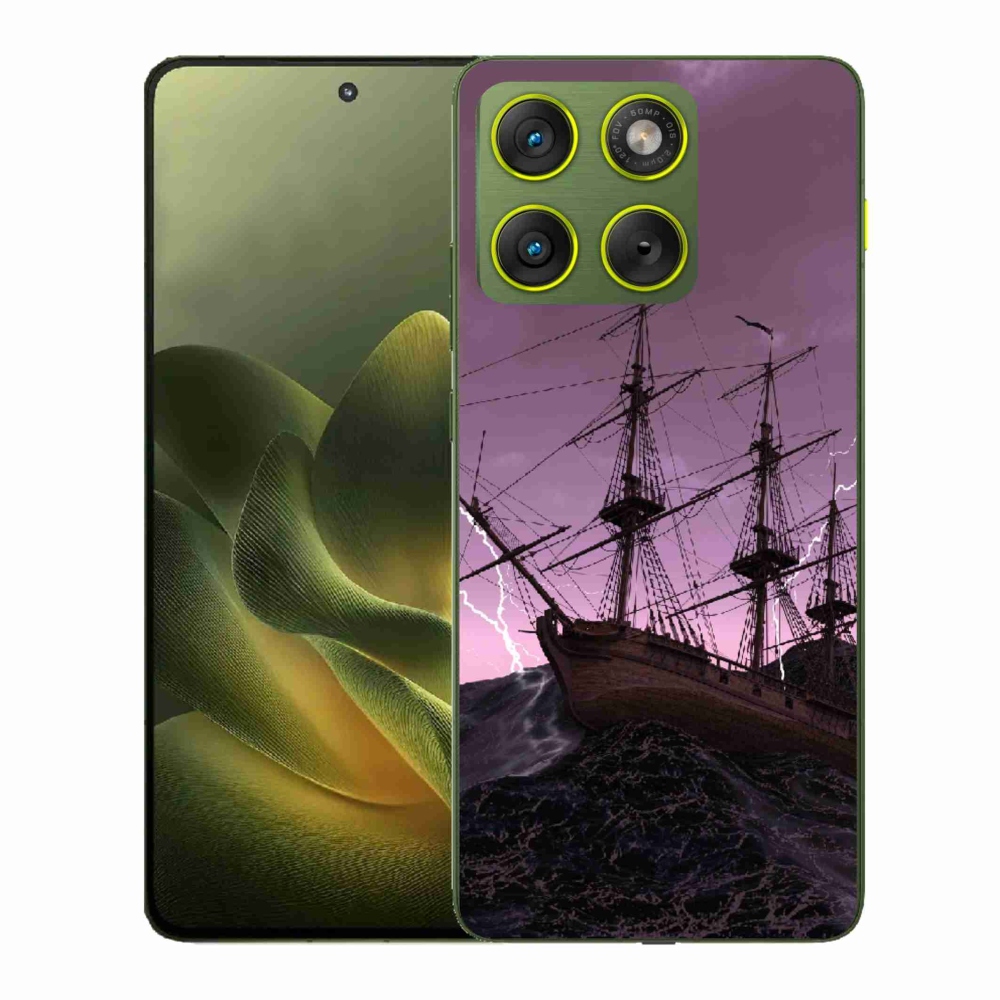 Zselés borítás mmCase a Motorola Edge 70-hez - hajó a viharban