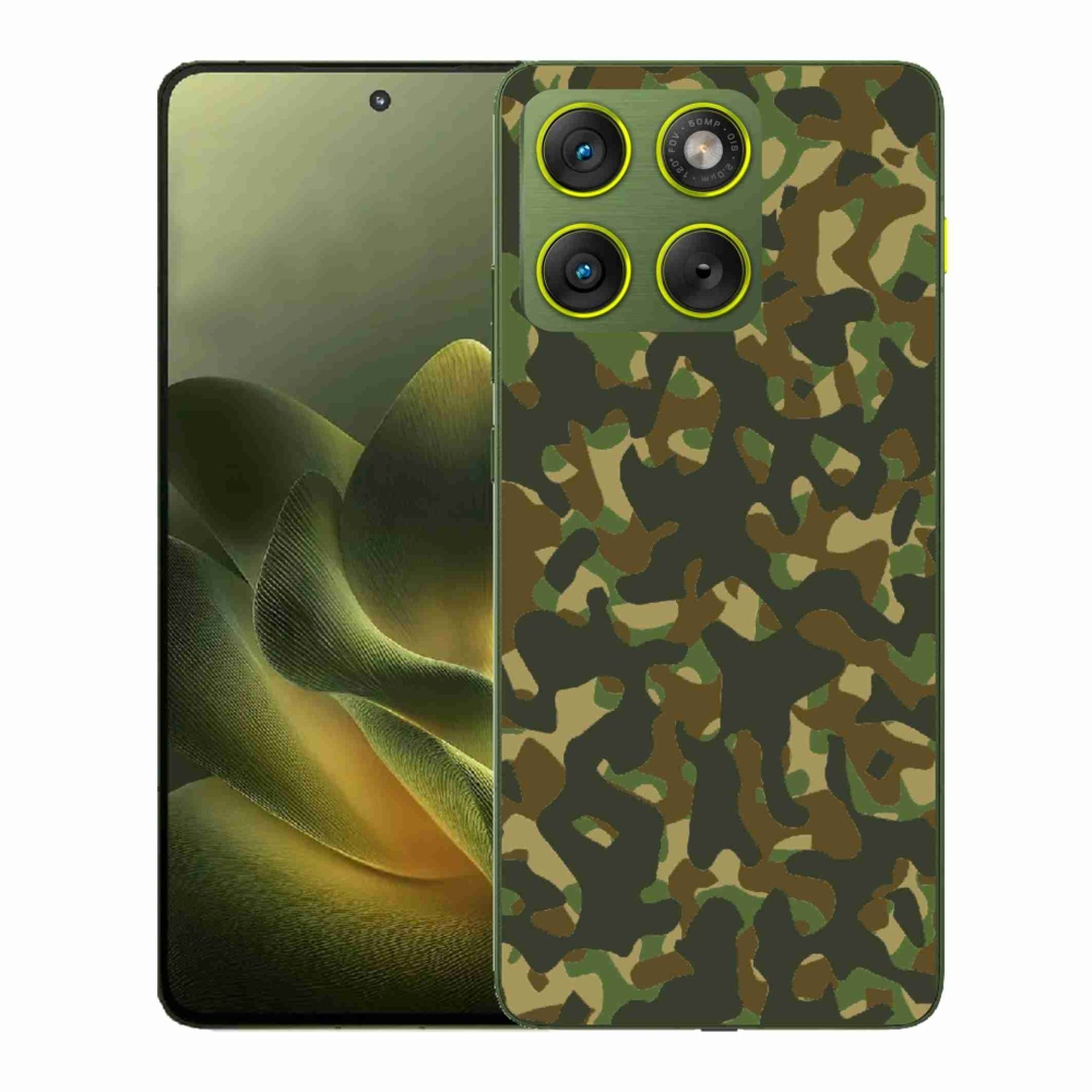 Zselés borítás mmCase a Motorola Edge 70 készülékhez - álcázó mintázat 1