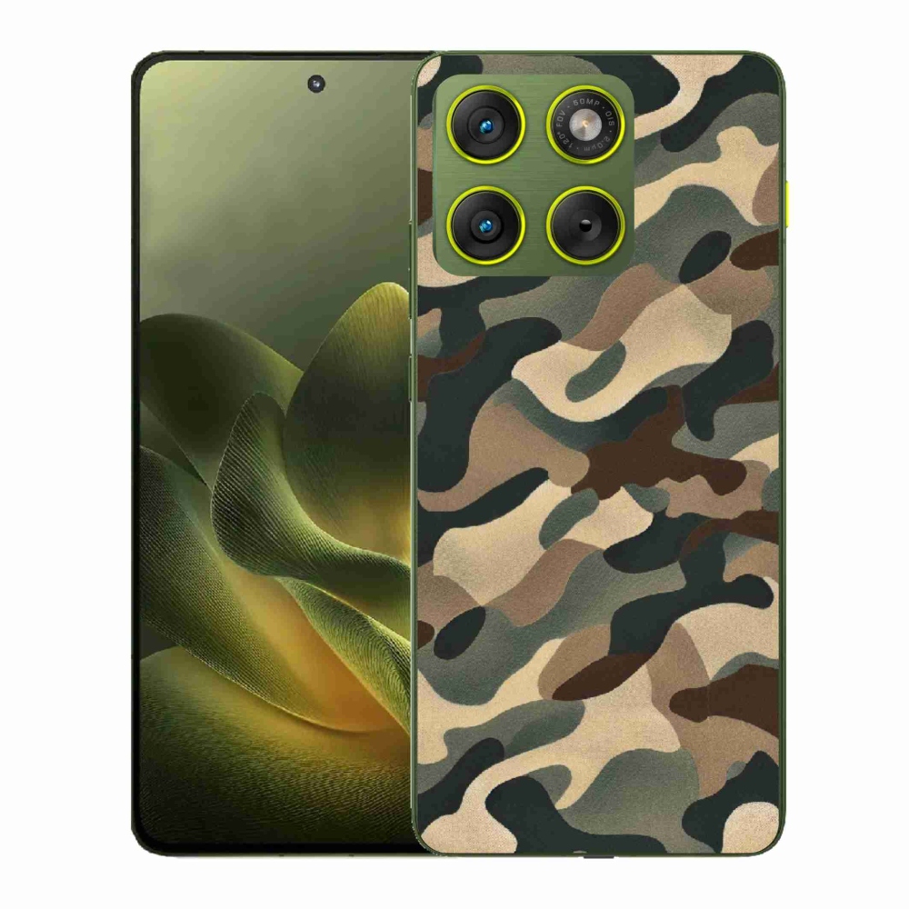 Zselés borítás mmCase a Motorola Edge 70 készülékhez - terepszínű minta 11