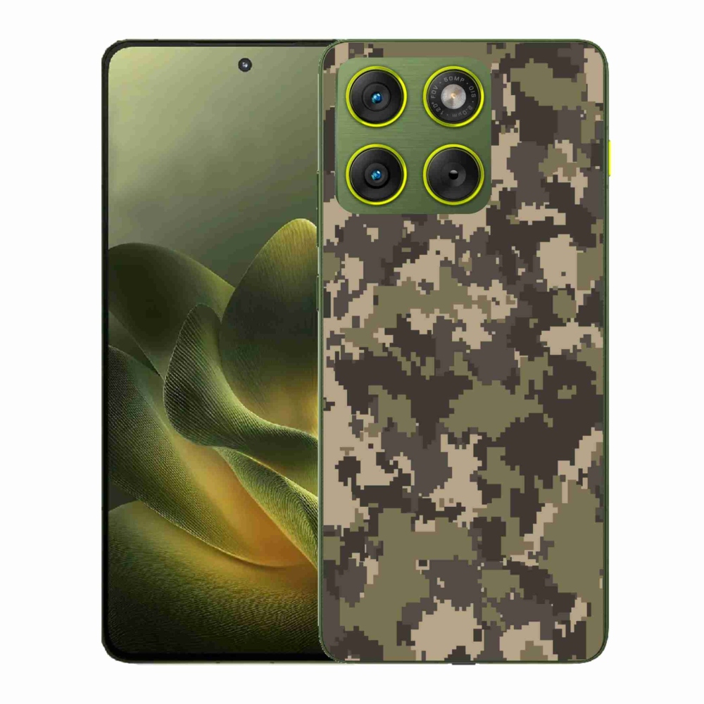 Zselés borítás mmCase a Motorola Edge 70 készülékhez - álcázó mintázat 12