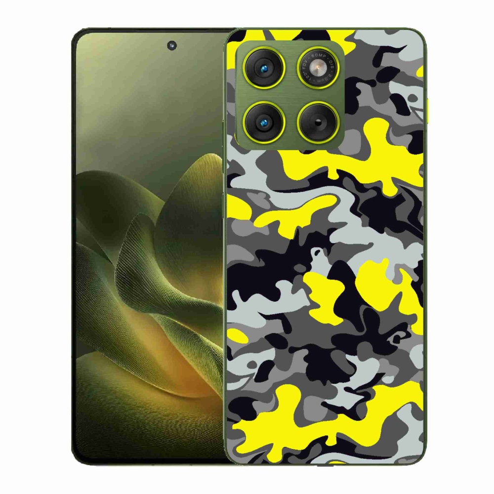 Zselés borítás mmCase a Motorola Edge 70 készülékhez - terepszínű minta 6