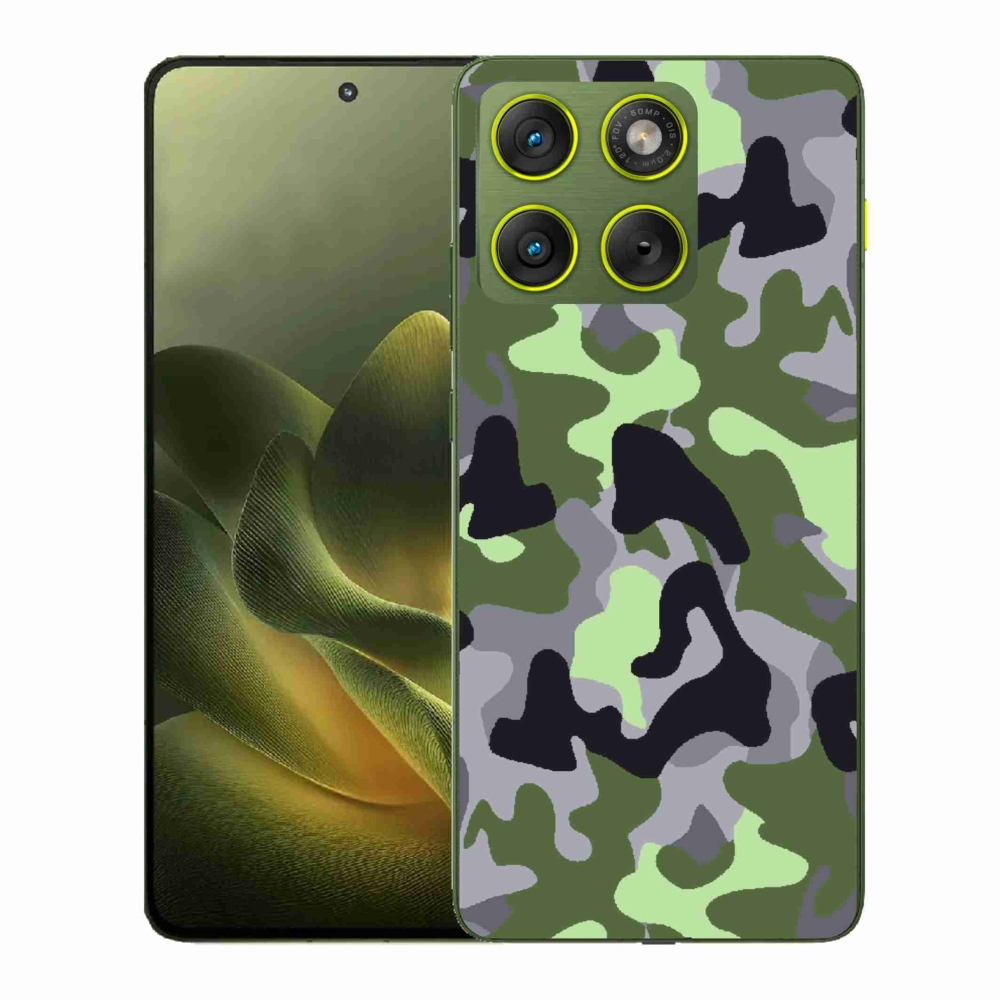 Zselés borítás mmCase a Motorola Edge 70 készülékhez - terepszínű minta 7