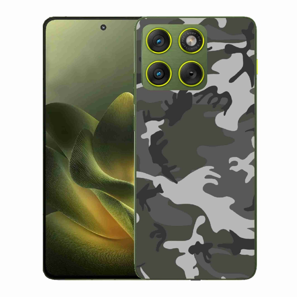 Zselés borítás mmCase a Motorola Edge 70 készülékhez - álcázó mintázatú