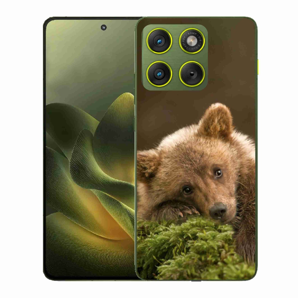 Zselés borítás mmCase a Motorola Edge 70-hez - medve