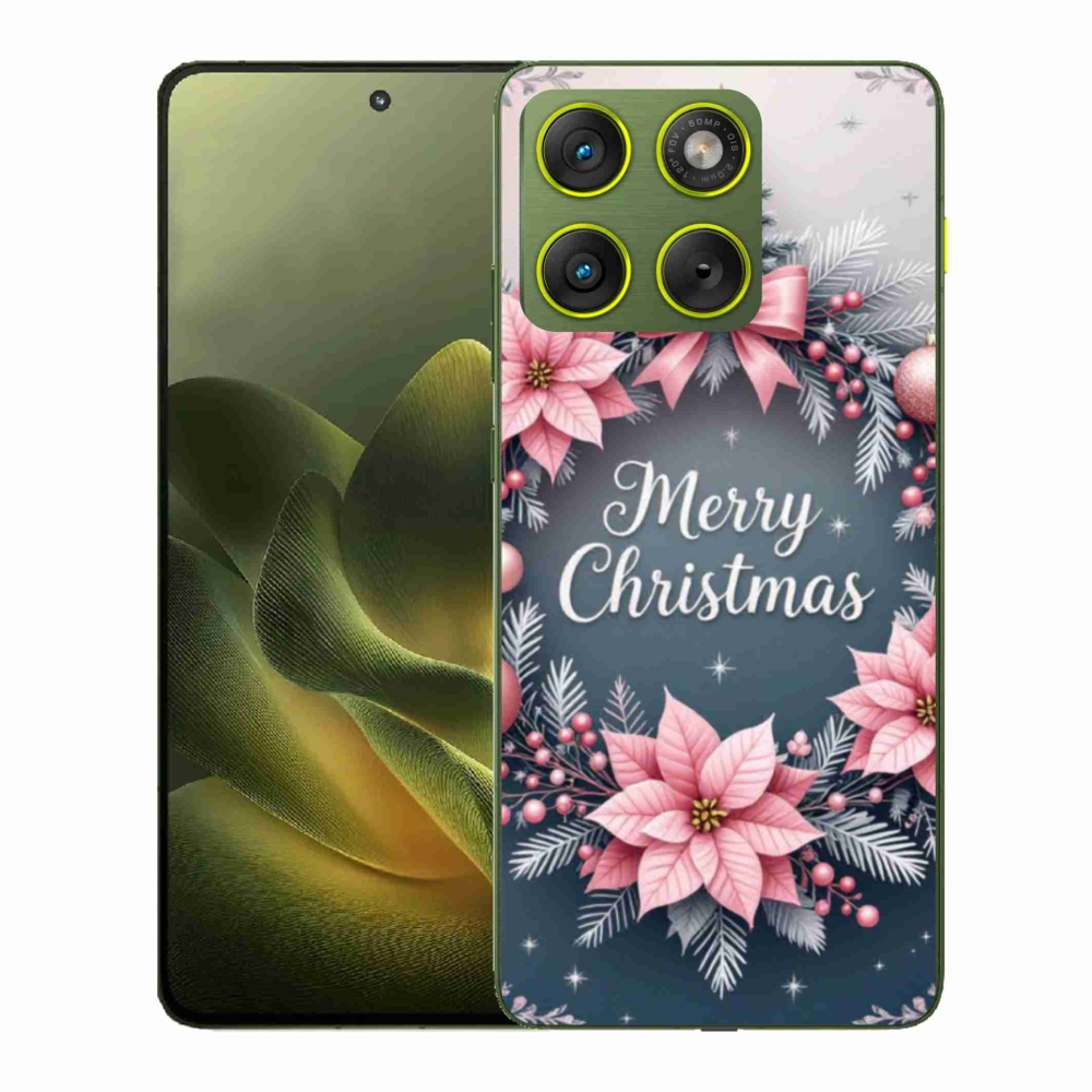 Gél borító mmCase a Motorola Edge 70-hez - boldog karácsonyt!