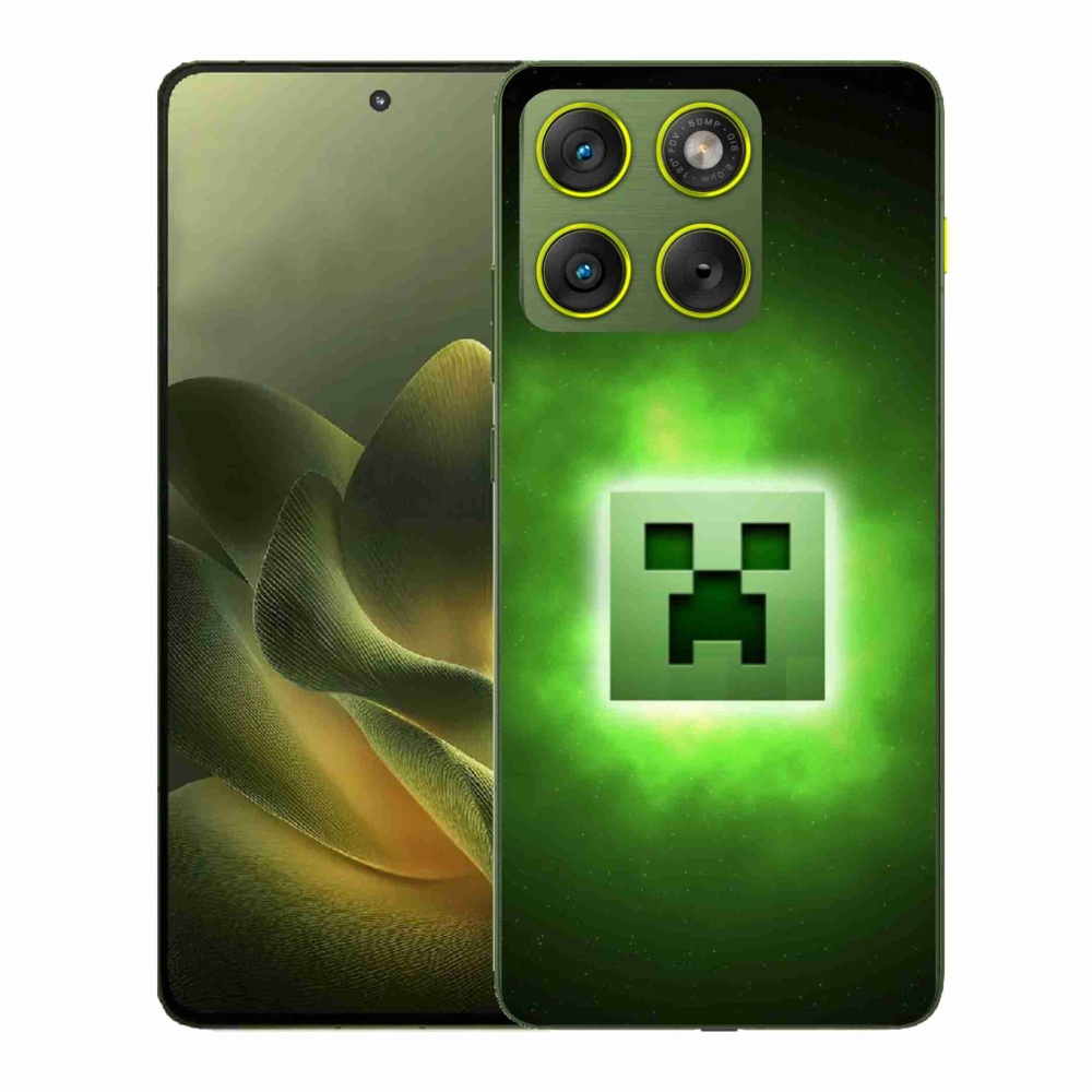 Zselés borítás mmCase a Motorola Edge 70 készülékhez - minecraft