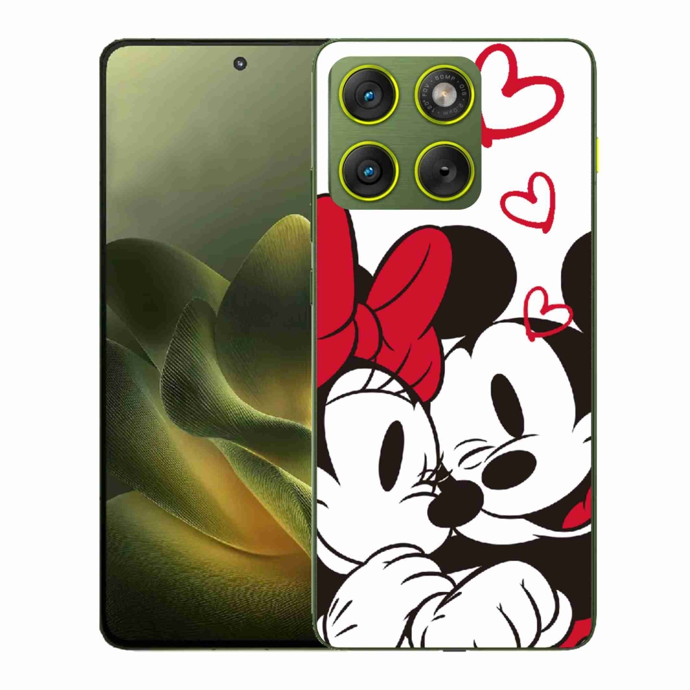 Zselés borítás mmCase a Motorola Edge 70 készülékhez - minnie és mickey