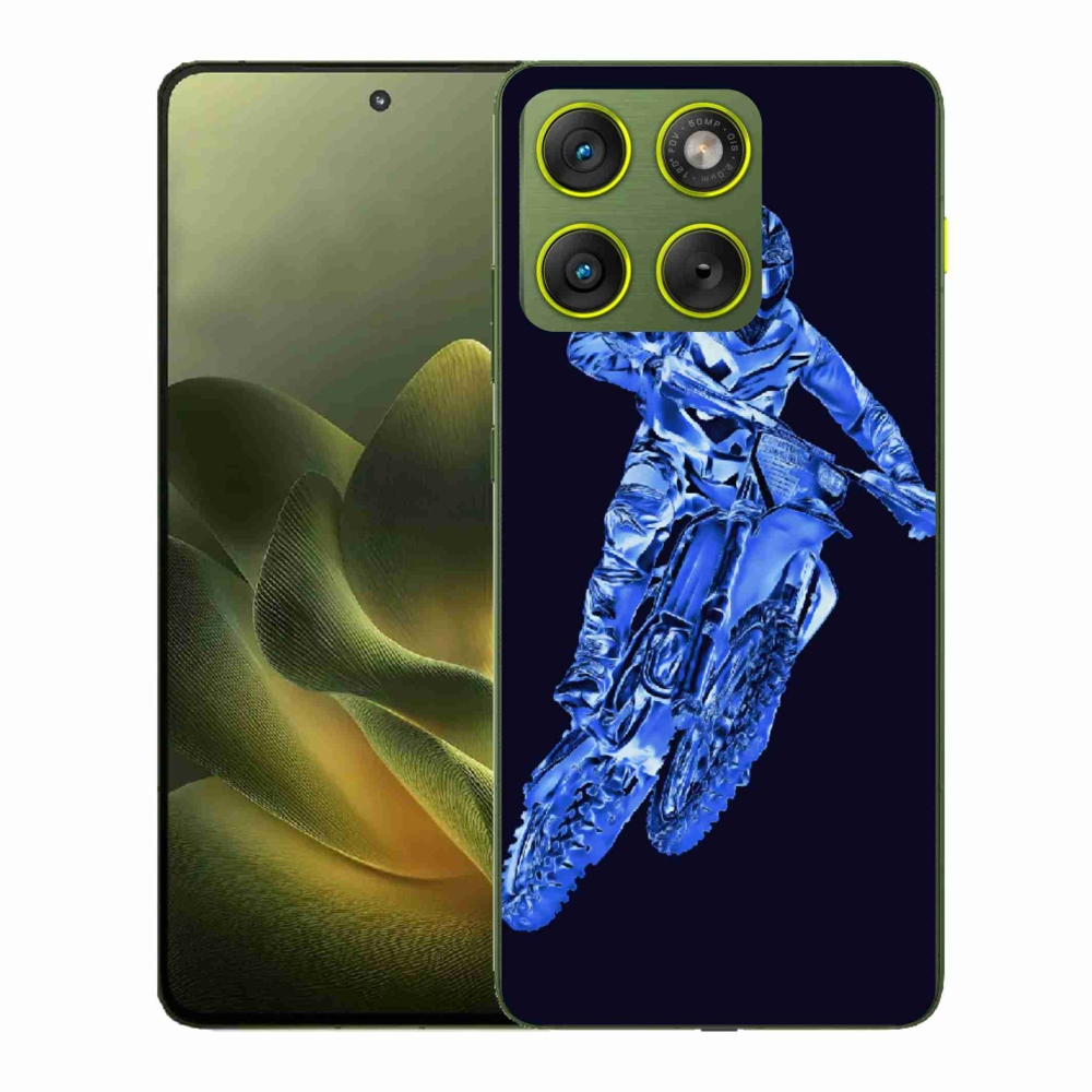 Zselés borítás mmCase a Motorola Edge 70-hez - motocross 1