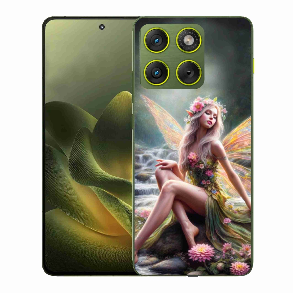 Zselés borítás mmCase Motorola Edge 70 - pillangó nő 1